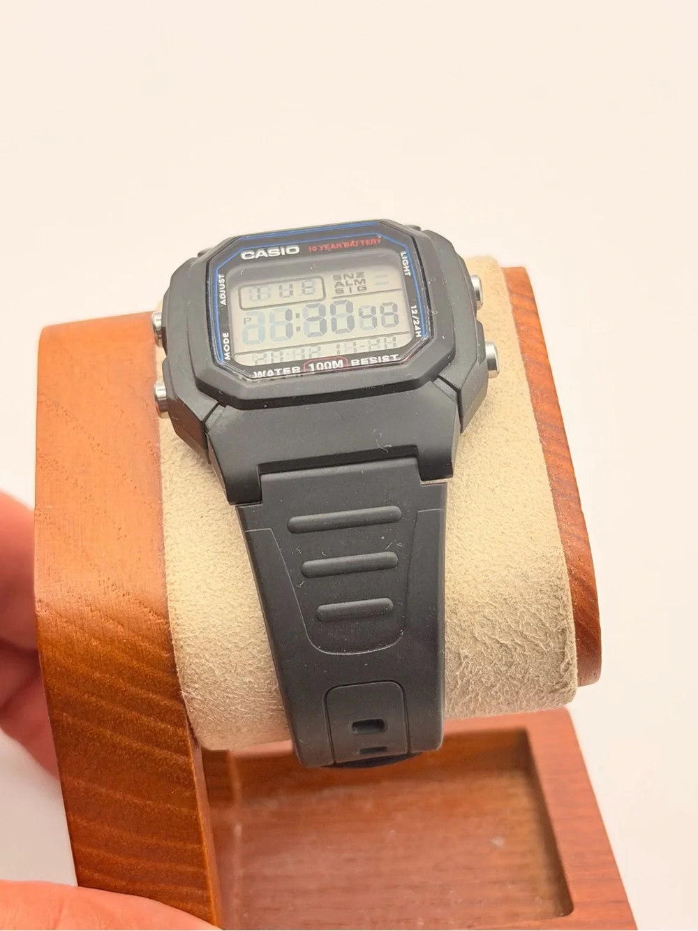 Casio Illuminator Digital Watch, W800H-1BV, Very Good, 100m Water Resistent